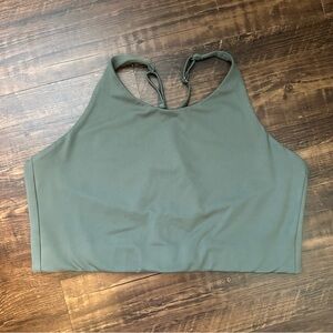 Girlfriend Collective Olive Green Sports Bra - XXL
